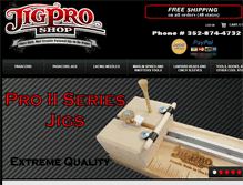 Tablet Screenshot of jigproshop.com